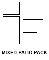 Kotah Black Mixed Patio Pack